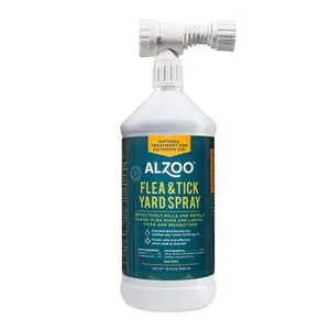 ALZOO Natural Flea & Tick Yard Spray 32oz Plant