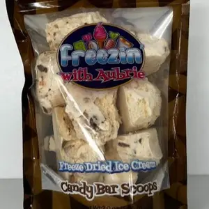 Freeze Dried Ice Cream - Candy Bar Scoops Freeze Dried Ice Cream - Candy Bar Scoops
