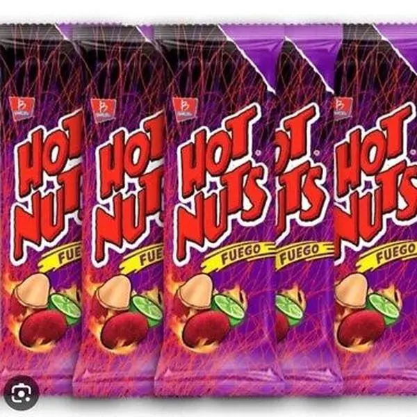 Barcel Hot Nuts Fuego 5 Pack - Peanuts & Nuts Snack - Hot & Spicy Flavor - Protein