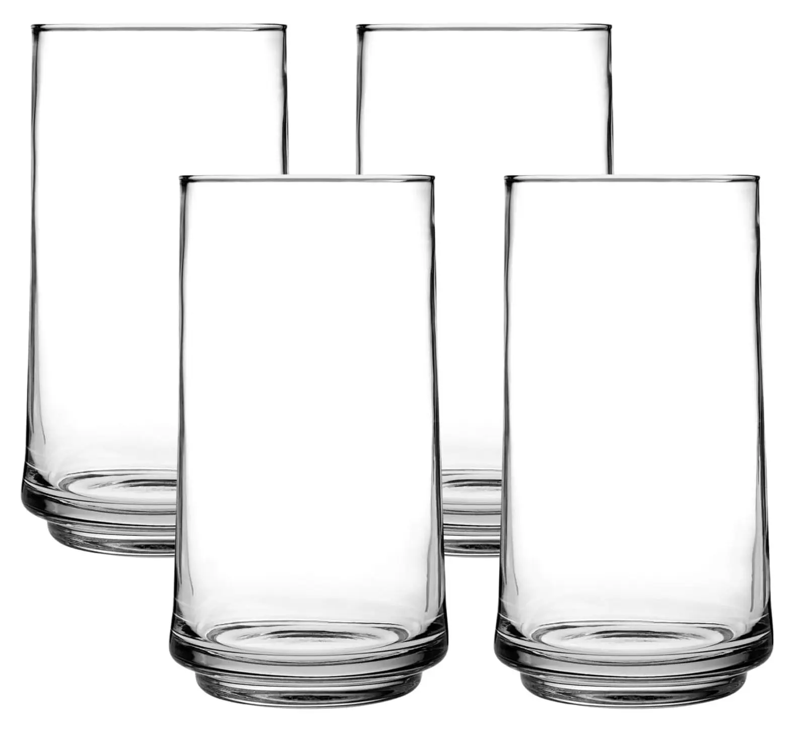 Anchor Hocking Finlandia Tea Drinking Glasses (4-Pieces, 18-ounce, dishwasher safe)