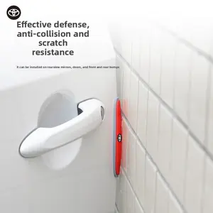 Car Accessories 4-Piece Set Car Door Scratch Protection Strips Film for Toyota 4Runner, Alphard, Aqua, Avalon, Avanza, Aygo, bZ4X, C-HR, Camry, Century, Coaster, Corolla, Crown, Cynos, Duet Decal for Cars