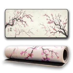 "Whispers of Sakura" Cherry Blossom Desk Mat - Limited Edition "Whispers of Sakura" Cherry Blossom Desk Mat - Limited Edition