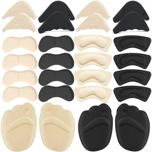 16 Pairs Shoe Filler Heel Grips for Womens Shoes - Shoe Filler for Too Big Shoes Women with Toe Inserts, Heel Pads, Shoe Pads, and Women's Toe Inserts for Shoes Too Big Nail Footwear