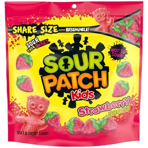 SOUR PATCH KIDS Strawberry Soft & Chewy Gummy Candy, Share Size, 12 oz