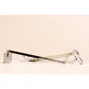 Candle Wick Trimmer and Snuffer Set - Silver