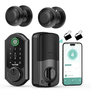 WiFi Smart Door Lock Set Keyless Entry Door Lock Deadbolt with Knobs