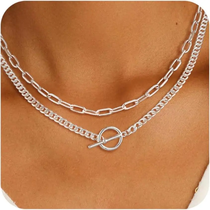 Style11:Paperclip&Toggle-Silver