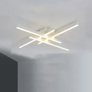 Minimalist LED Ceiling Light Decorative Fixture, Black/White, 30/50cm, White/Warm Light, Aluminum Ceiling Light, Led Ambient Light. Suitable for entrance staircases, offices, corridors, living rooms, kitchen islands, and indoor lighting