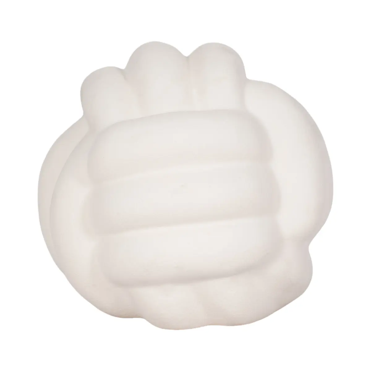 212 MAIN 7 in. White Rough-Texture Knot Orb Wall Decoration, Hangable Room Interior Decoration Accessories, Home Decor That Transforms Wall Into Work of Art