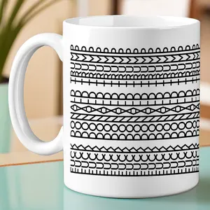 ICE FDT Coffee Mug, Bold Gift Idea For Family Friends, Funny Optical Illusion Cup, Sarcastic FDT Hidden Message 11 Oz Mug