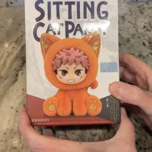 Jujutsu Kaisen Season2 Sitting Cat Party Blind Box Flocked Sitting Figurine Anime Mystery Box Collectible Figures  Blind Box