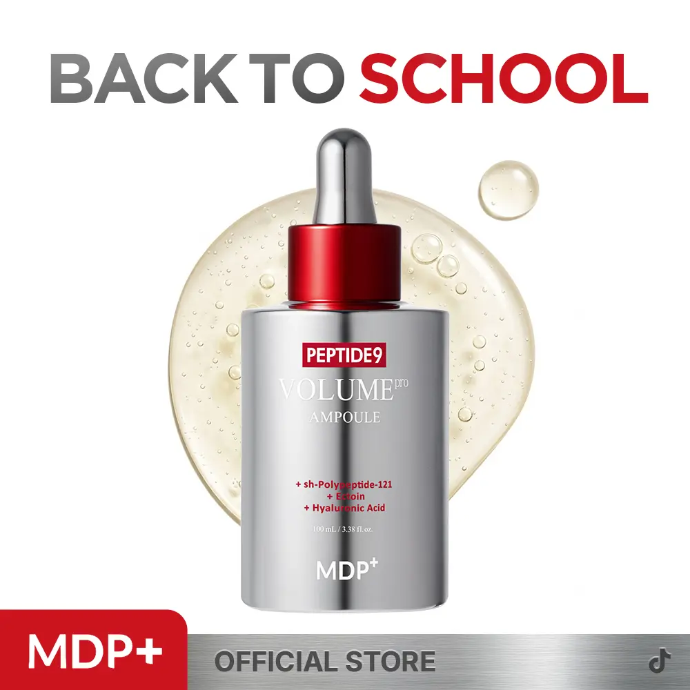[MDP+ Official] Peptide 9 Volume Ampoule Pro, Niacinamide, Astaxanthin, 100ml/3.38 fl.oz | Korean Serum With Hyaluronic Acid, Anti Aging Face Serum for Firm, Hydrated Skin