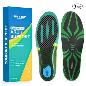 Sports insoles, running marathons, jogging, carbon fiber board for boys and girls, carbon fiber arch support, high elasticity and shock absorption sports shoes, running shoes, silicone basketball technology, soft sole suitable for high arch flat feet