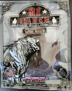 M2 Ranch Beef Jerky - Peppered flavor