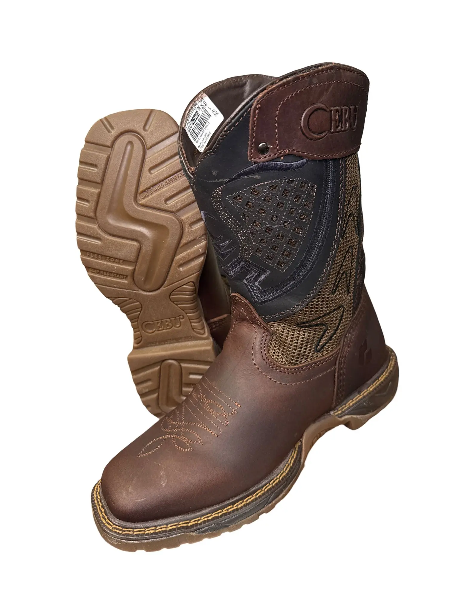 Bota De Trabajo Ranger Thunder Cafe No Acero Para caballero