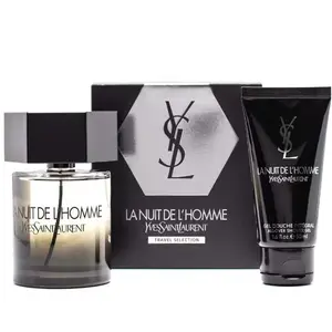 YSL La Nuit De L'Homme EDT Spray for Men - Warm Spicy & Cool Spices - Full Size Cologne or 2-Piece Gift Set - Captivating Scent
