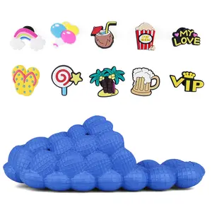 Girl Comfort Shoe Men And Women Can Wear Cute Slippers, Lychee Shaped Slippers, DIY Handmade Decorative Slippers Footwear Slide Walking Shoes Flipflop