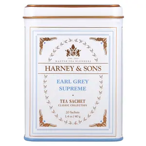 Harney & Sons Classic Collection, Earl Grey Supreme, 20 Sachets, 1.4 oz (40 g)