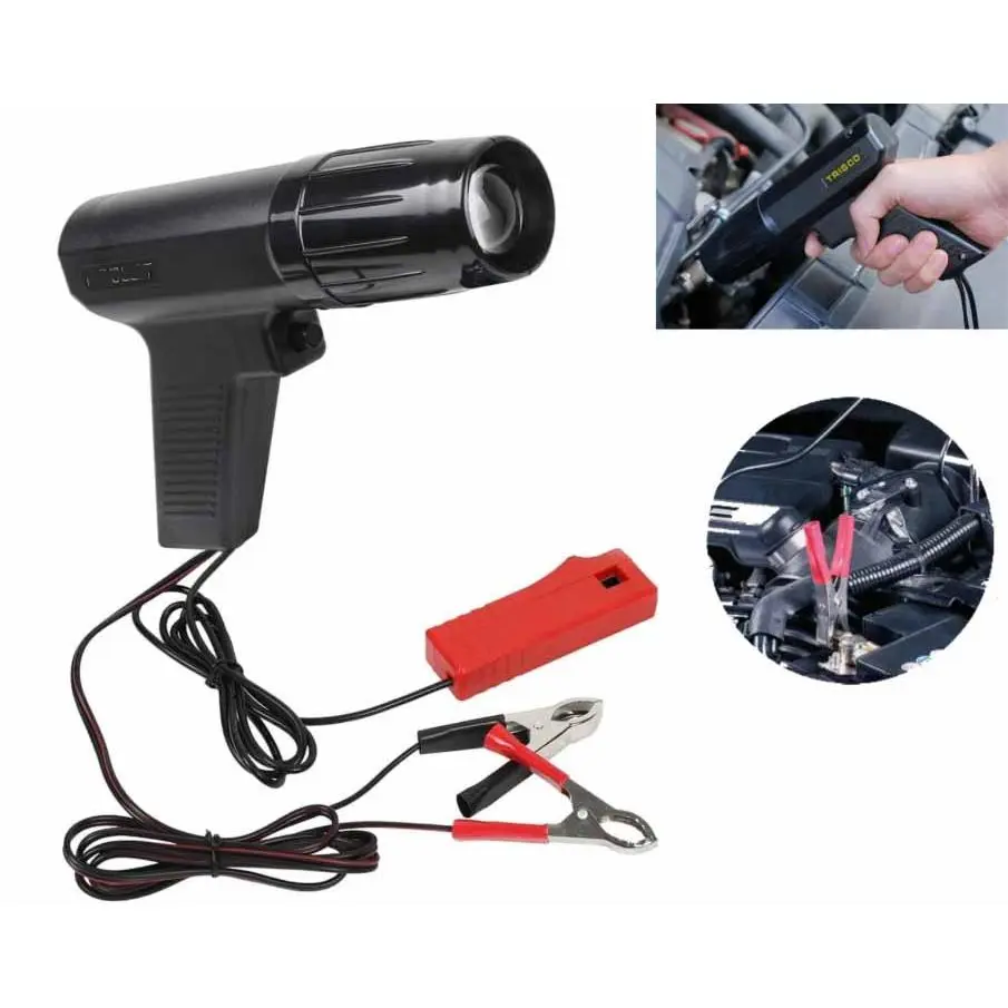 2026 New 12V Inductive Ignition Timing Light Gun with Bright Xenon Strobe Lamp, Precision Engine Diagnostic Tester for 2 Stroke & 4 Stroke Petrol Vehicles, DIY Auto Repair Tool for Cars Motorcycles ATVs Boats & Small Gas Engines
