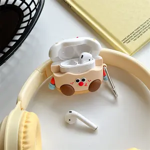 AirPods earphone cases come in a variety of styles, and the silicone material is soft and impact-resistant