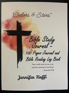 Bible Study Journal - 100-Page Book with Guided Logs for Spiritual Growth and Bible Reading Tracking