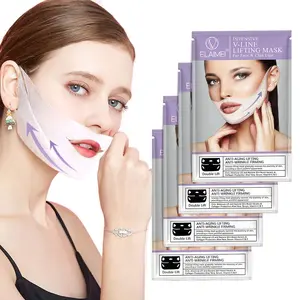 V Line Lifting Mask, 1/2 Boxes Ear-hanging Hydrogel V Firming Face Mask, Hydrating & Moisturizing Face Mask, Suitable for All Skin Types, Christmas Gift