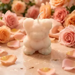 Rose and Peach aroma scented candle