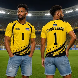 Cabo Verde Soccer Jersey, Custom Football Shirt, Unisex 2026 WC Fan Top