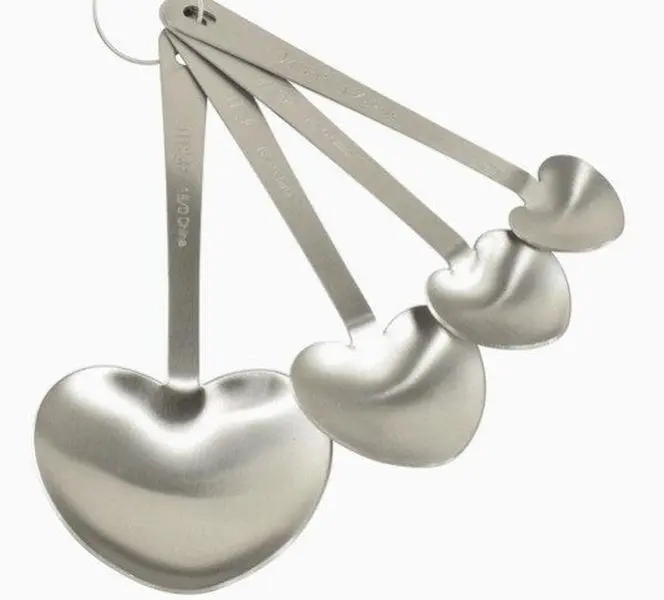 Heart Shaped Measuring Spoons