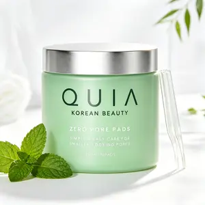 QUIA Soft-Touch Toner Pads 70 Pcs，Korean PHA Exfoliator for Sensitive Skin，Hydrate Pores Clear Blackheads and Blemishes