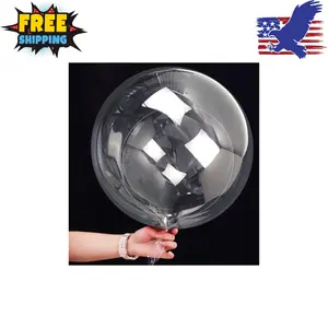 20 Inch Bobo Balloons Bubble Balloons, 10 Pcs Clear Bobo Balloon