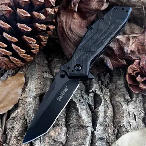1990 Survival Folding Knife, 8cr13mov Blade Nylon Fiber Handle, Multifunctional Self-Defense Outdoor Tool, Camping Jungle Rescue Equipment, Survival Tools