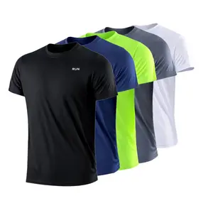 Men's Quick Dry Short Sleeve Gym and Running Shirt - Lightweight Moisture-Wicking Fabric for Intense workouts and Training