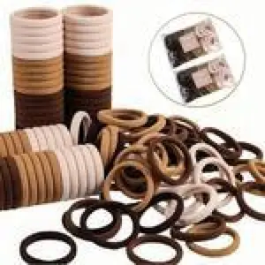 2026 New Coffee Hair Ties for Women, High Elastic Durable Ponytail Hair Bands Accessories