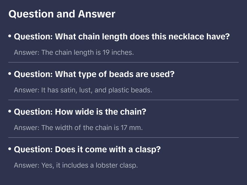 Round And Faceted Bead Necklace