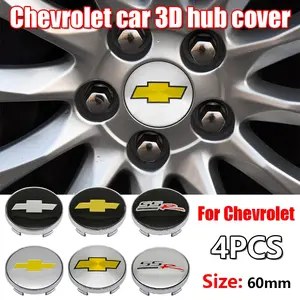 Chevrolet Wheel Center Cap Decal, Car Emblem Sticker, Chevrolet Logo Cover, Tire Stickers, Custom Decoration, Car Exterior Accessories