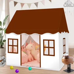 Indoor Princess Castle Design Toy House, 1 Set Indoor Small Tent Play House, Doll House, Pretend Play House for Boys & Girls, Indoor Playhouse