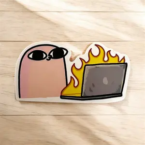 20 PCS Cute Programmer Stickers For Laptop Water Bottle Tablet Planner Waterproff Vinyl Unique Designs No Repeats