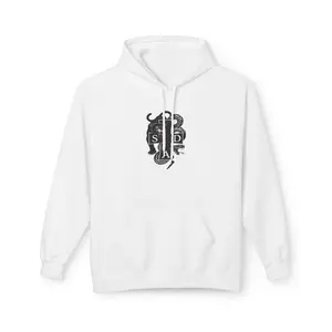 Savage Dad Apparel Hoodie | Minimal Monochrome Emblem Pullover | Mens Christian Streetwear | Faith Based Apparel | Gift for Him