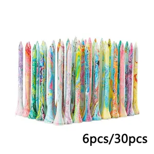 6/14/30 Golf Ball Tees, Colorful Wooden Golf Tee Holders, Practice Accessories, Golf Training Aid, Durable Design, Ideal for Training & Games
