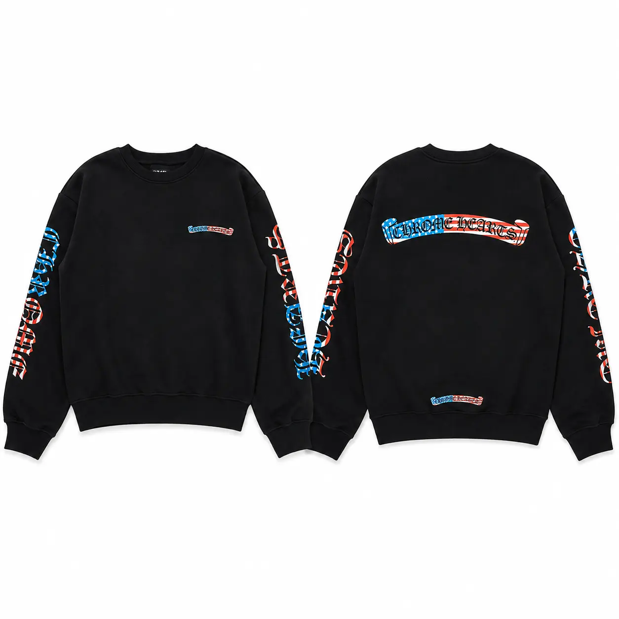 Chrome Hearts American Flag Logo Sweatshirt