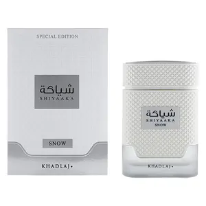 Khadlaj Shiyaaka Snow for Men Eau de Parfum Spray, 3.4 Ounce Khadlaj Shiyaaka Snow for Men Eau de Parfum Spray, 3.4 Ounce