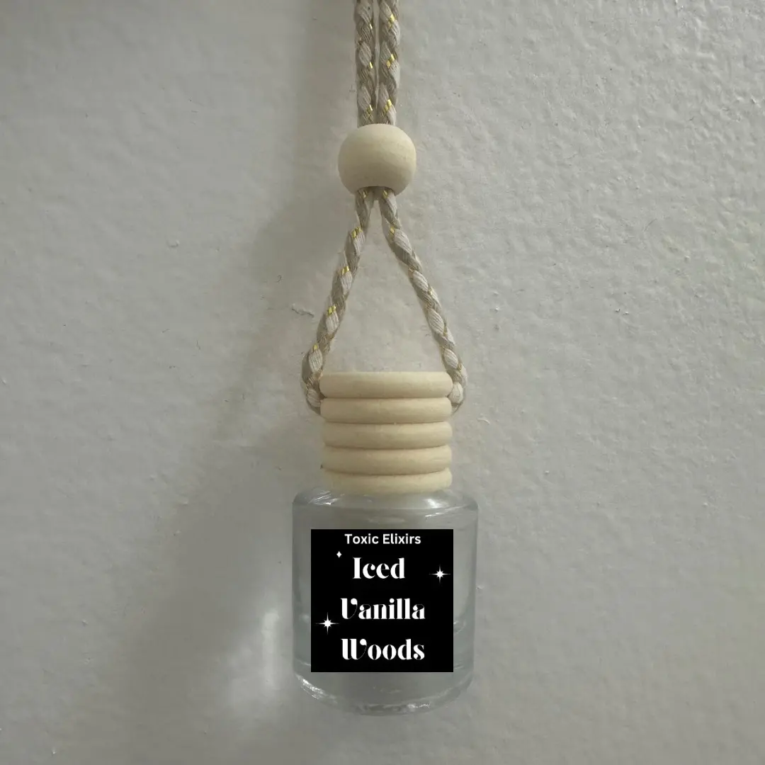 Iced Vanilla Woods Scented Car Air Freshener Diffuser