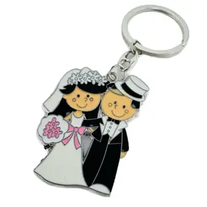 12pcs wedding Favors metal Keychains, Recuerdos para boda
