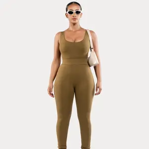 Olive Green women's two piece Set for Casual and Formal Occasions - Clothing, womenswear