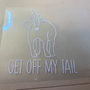 Get off my tail car decal