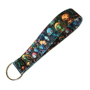 Alien Themed Cool Keychain Wristlet  Out-of-This-World Style
