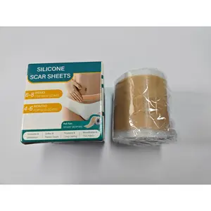 Silicone Scar Sheets (1.6”x120" Roll-3M),Silicone Scar Tape Roll,Scar Silicone Strips,Ultra-thin Scar Removal Treatment for Surgical Scars, C Section, Tummy Tuck, Keloid Bump Removal