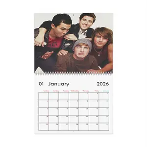 V1 - Big Time Rush 2026 Wall Calendar, Music Band Poster Style Gift For Fans
