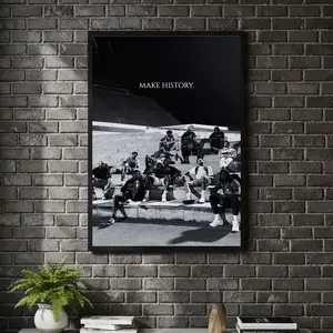 [ SPORT UNFRAMED - SALE UP TO 45% ] Make History USA Olympic Team Sports Poster Patriotic Motivation Wall Art